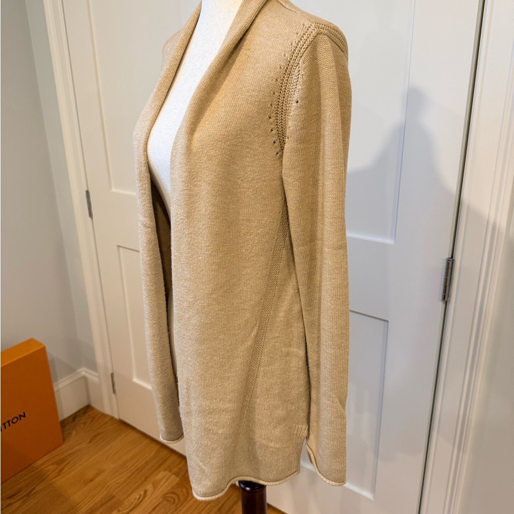 Lilly Pulitzer Elegant Gold Cardigan - Picture 4 of 12